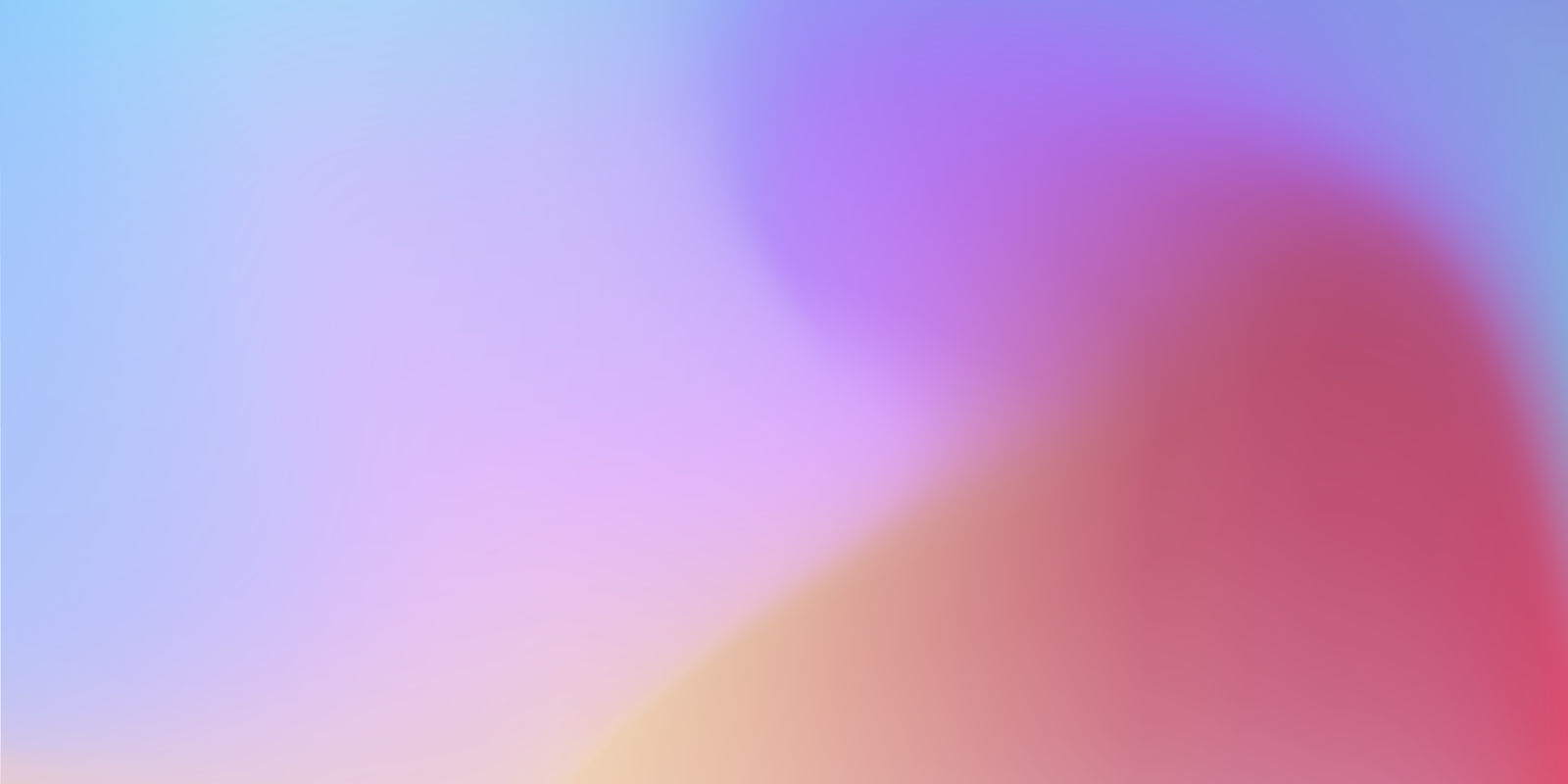 Colourful image showing blue, purple, red and orange